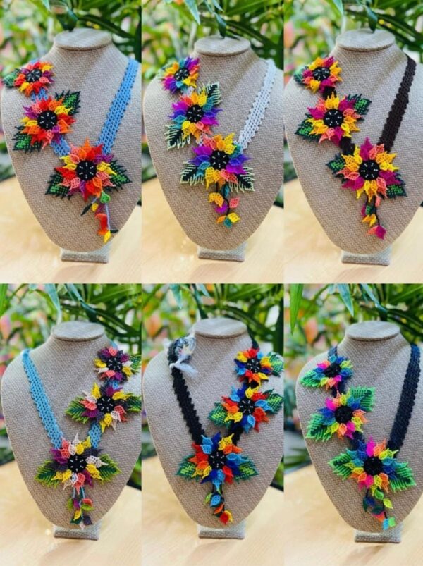 Acesorios - Set Collar Girasol , Aretes & Pulceras