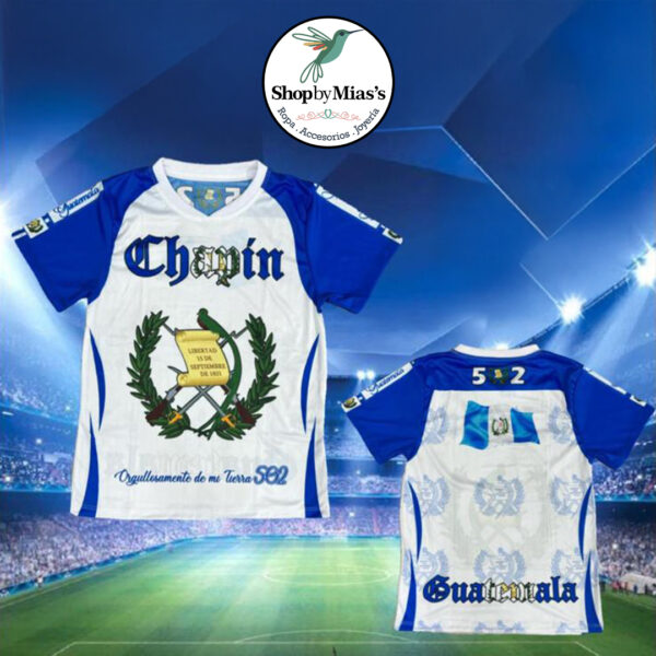 Camiseta Nacional Deportiva - Guatemala
